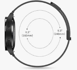 Correa smartwatch PRO metálica negro - additional image 3