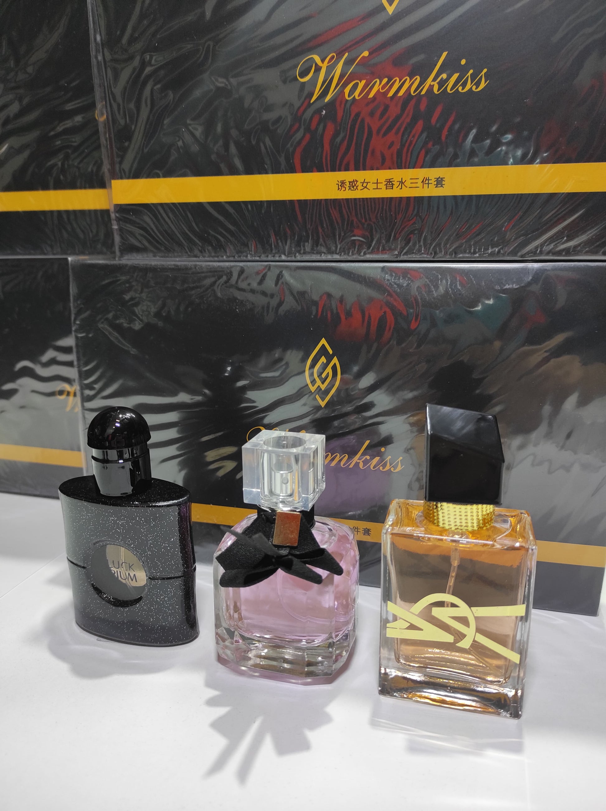 Conjuntos de 3 perfumes para mujer tipo YSL caja negro (no réplica) - additional image 4