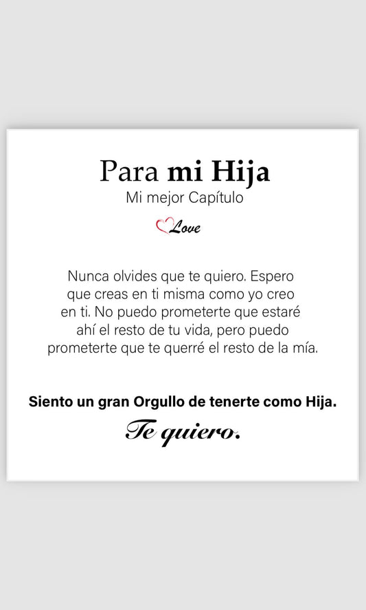 Dedicatoria Para mi Hija